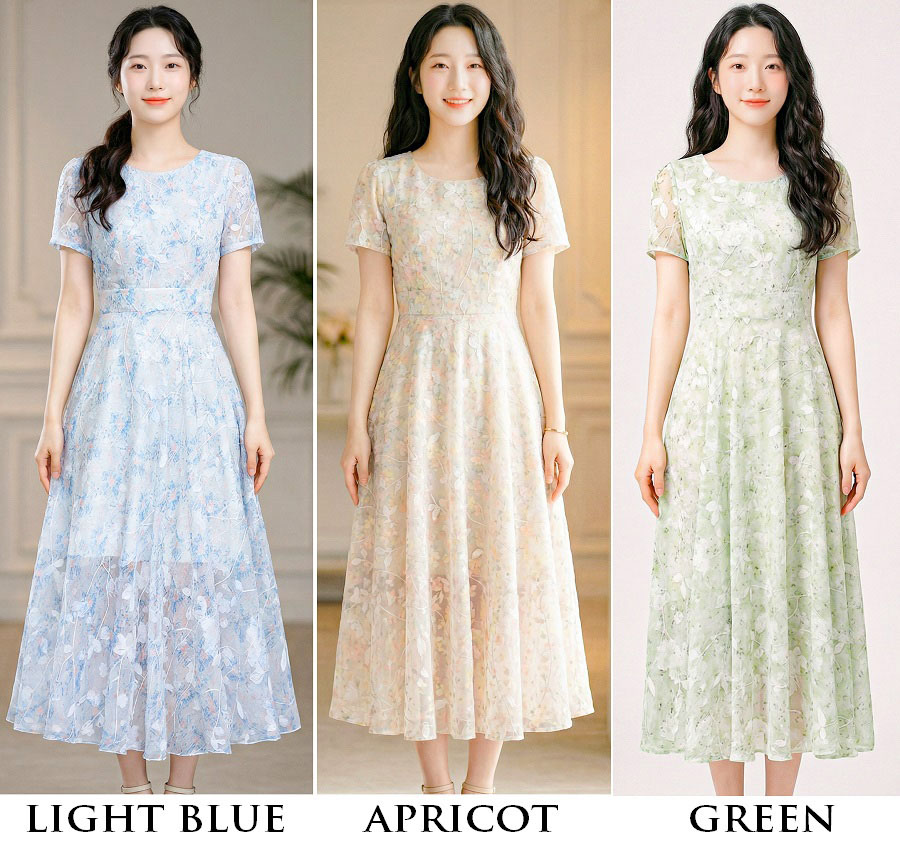 4✮- OZFRY2575 - Midi Dress