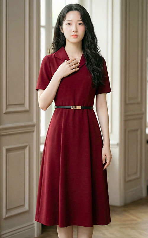 4✮- OZFRY2579 - Midi Dress