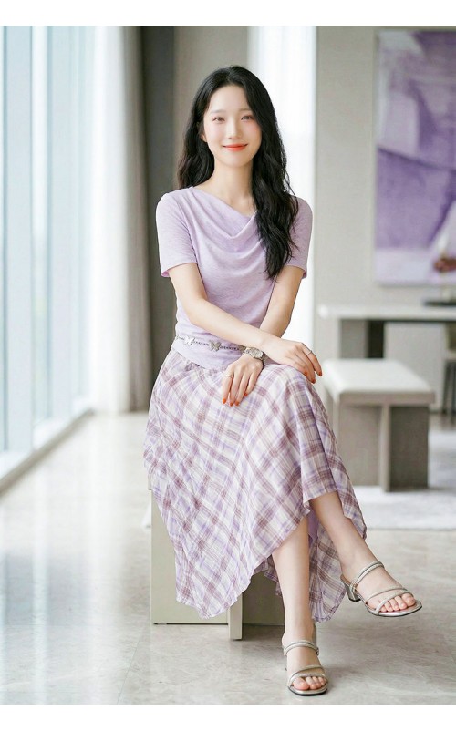 4✮- PAFRY2920 - Midi Dress (Top+Long Skirt)