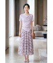 4✮- PAFRY2920 - Midi Dress (Top+Long Skirt)