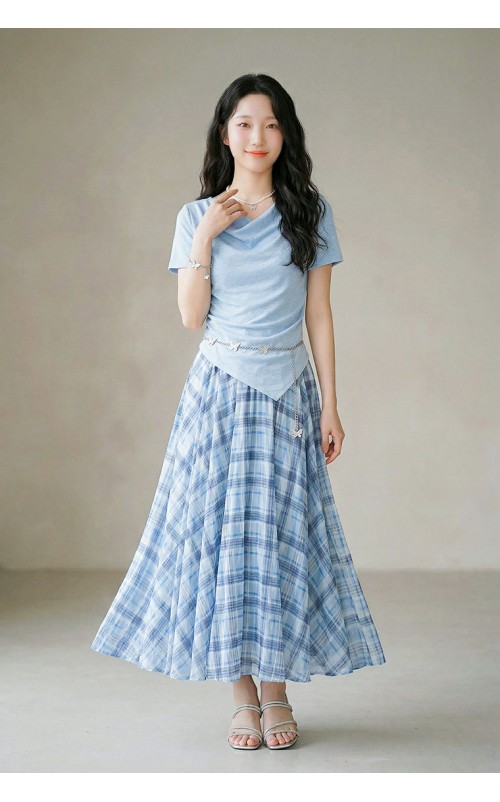 4✮- PAFRY2920 - Midi Dress (Top+Long Skirt)