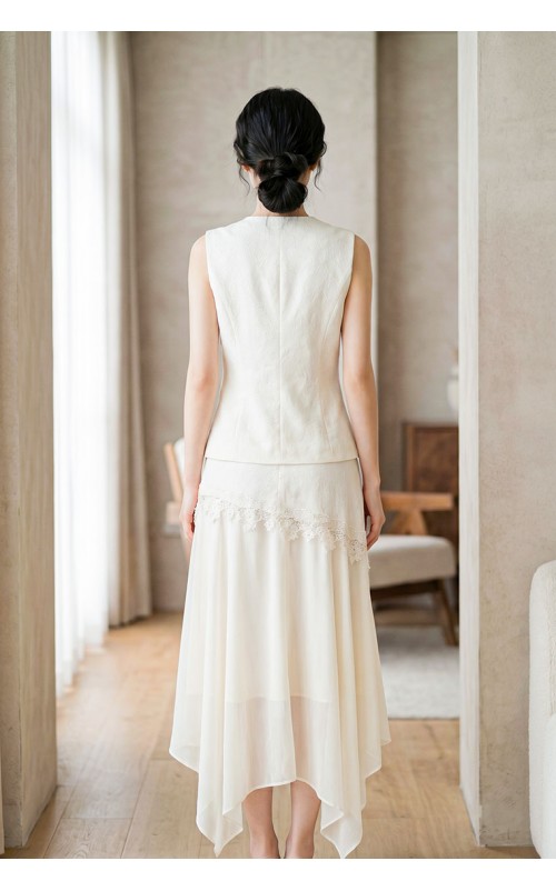 4✮- PAFRY2922 - Midi Dress (Top+Long Skirt)