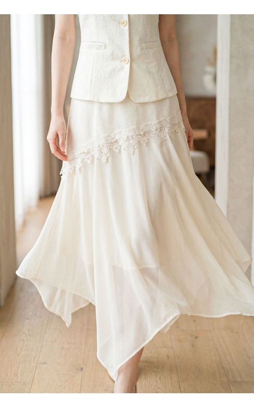 4✮- PAFRY2922 - Midi Dress (Top+Long Skirt)