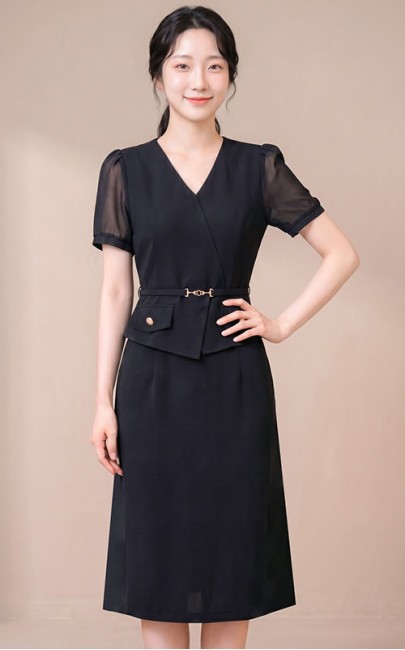 4✮- PAFRY2984 - Bodycon Dress (Small Cutting)