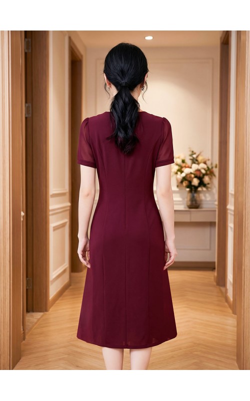 4✮- PAFRY2984 - Bodycon Dress (Small Cutting)