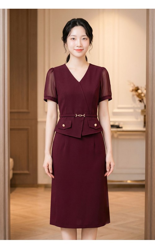 4✮- PAFRY2984 - Bodycon Dress (Small Cutting)