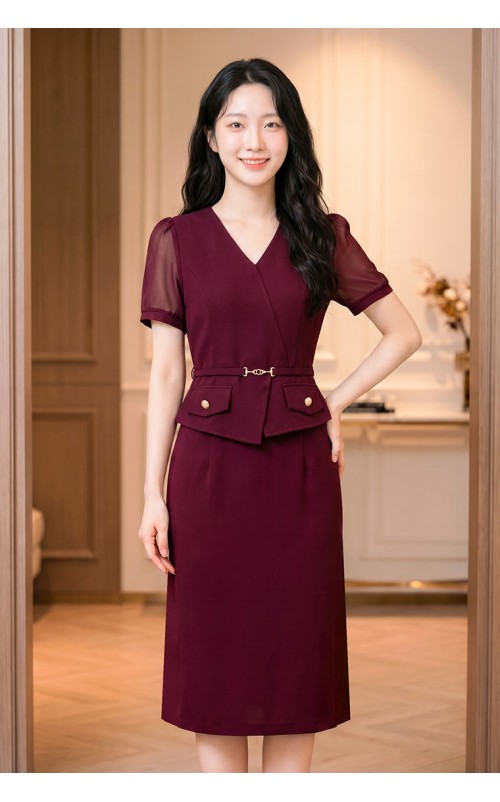 4✮- PAFRY2984 - Bodycon Dress (Small Cutting)