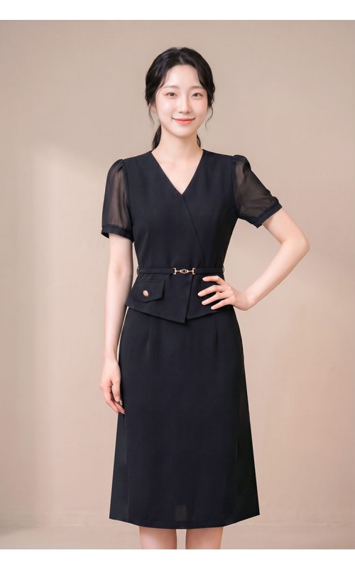 4✮- PAFRY2984 - Bodycon Dress (Small Cutting)