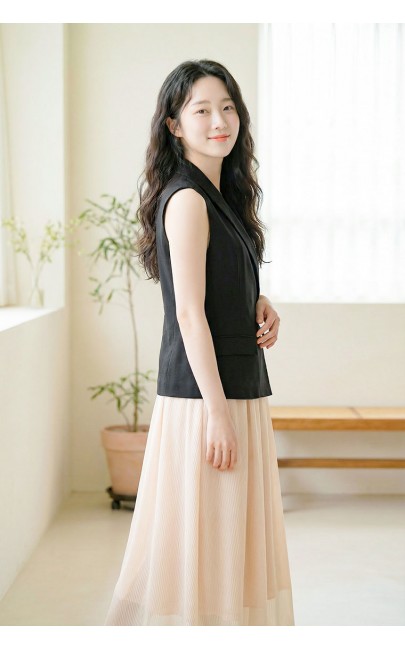 4✮- PAFRY3159 - Midi Dress (Vest+Long Skirt)