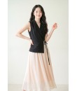 4✮- PAFRY3159 - Midi Dress (Vest+Long Skirt)