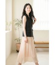 4✮- PAFRY3159 - Midi Dress (Vest+Long Skirt)