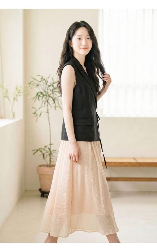 4✮- PAFRY3159 - Midi Dress (Vest+Long Skirt)