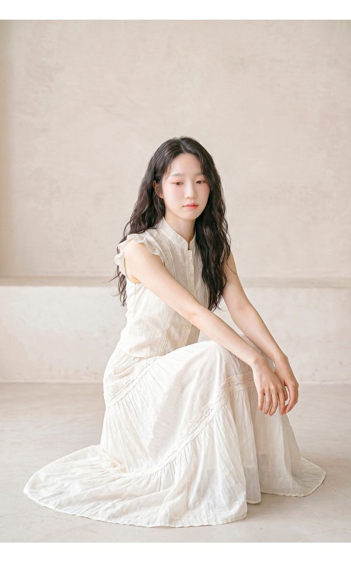 4✮- PAFRY3160 - Midi Dress (Top+Long Skirt)