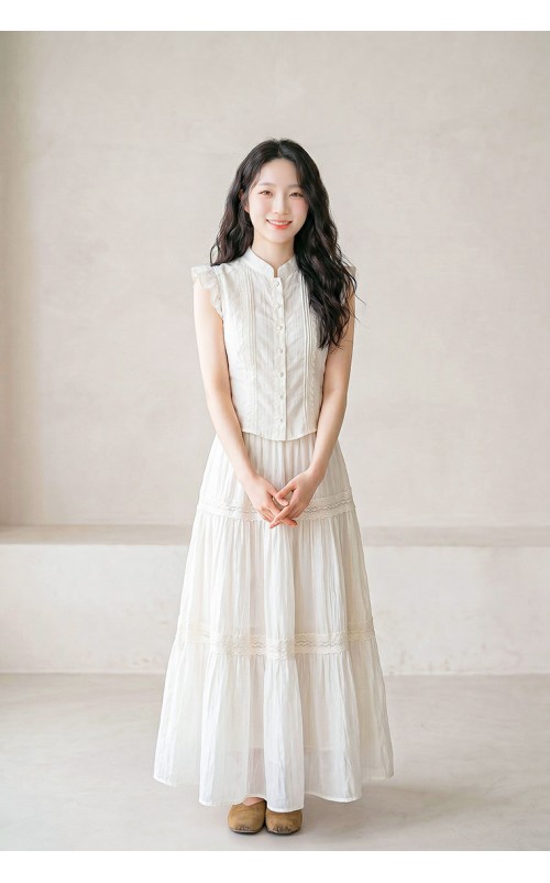 4✮- PAFRY3160 - Midi Dress (Top+Long Skirt)