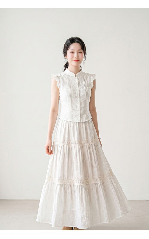 4✮- PAFRY3160 - Midi Dress (Top+Long Skirt)