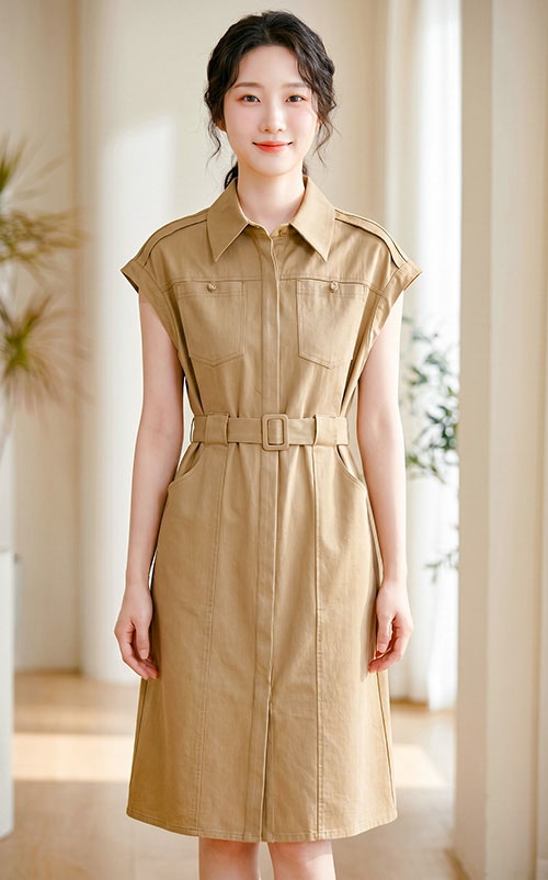 4✮- PAFRY3251 - Knee Dress