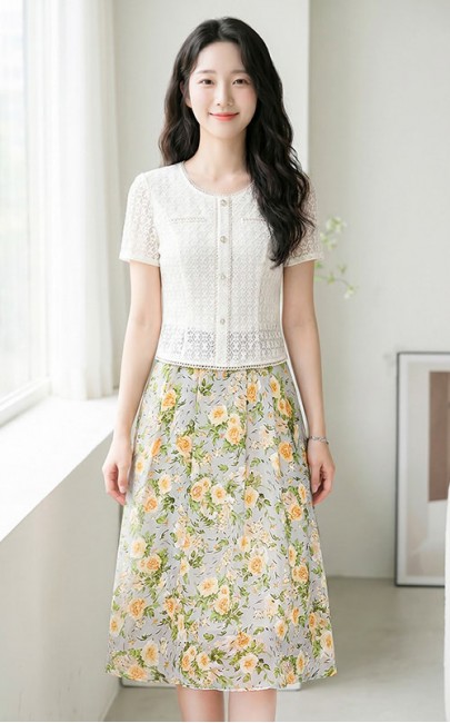 4✮- PAFRY3323 - Knee Dress (Small Cutting)