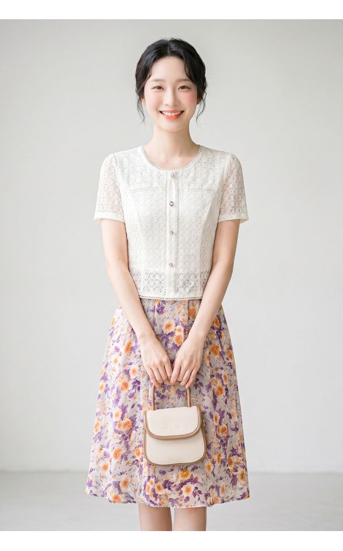 4✮- PAFRY3323 - Knee Dress (Small Cutting)