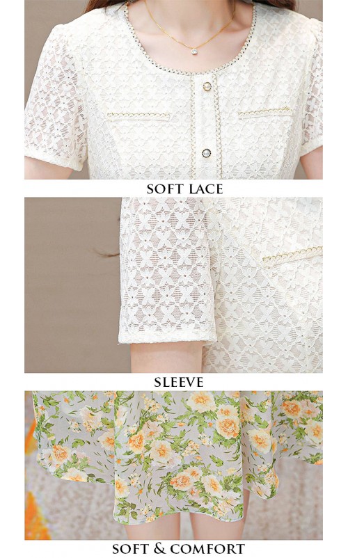 4✮- PAFRY3323 - Knee Dress (Small Cutting)