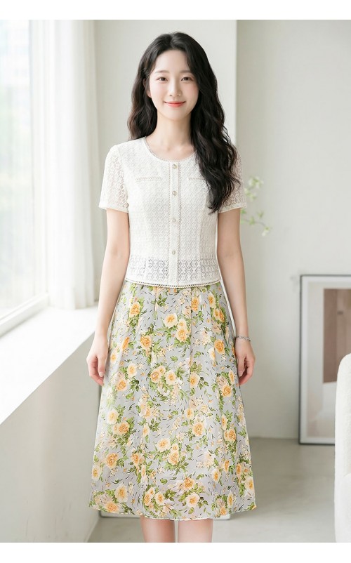 4✮- PAFRY3323 - Knee Dress (Small Cutting)