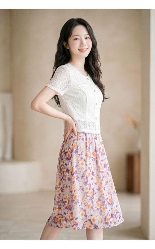 4✮- PAFRY3323 - Knee Dress (Small Cutting)