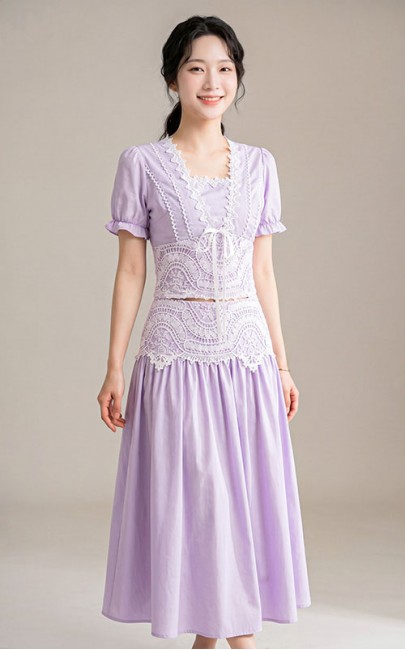 4✮- PAFRY3376 - Maxi Dress (Top & Long Skirt)