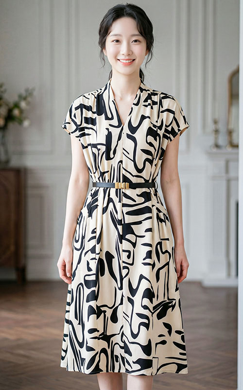 4✮- PAFRY3409 - KneeDress