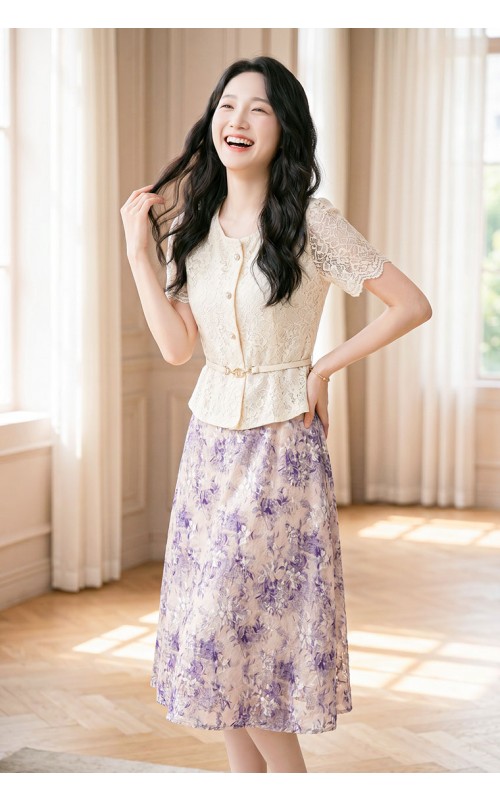 4✮- PAFRY3486 - Knee Dress (Small Cutting)