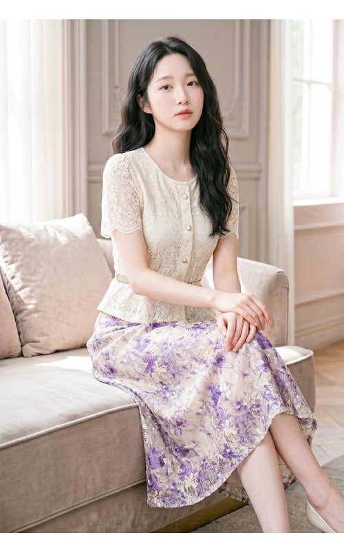 4✮- PAFRY3486 - Knee Dress (Small Cutting)