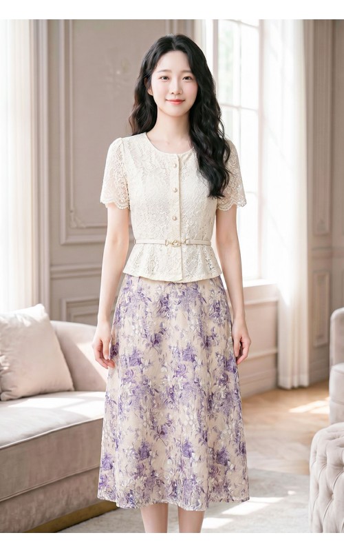4✮- PAFRY3486 - Knee Dress (Small Cutting)