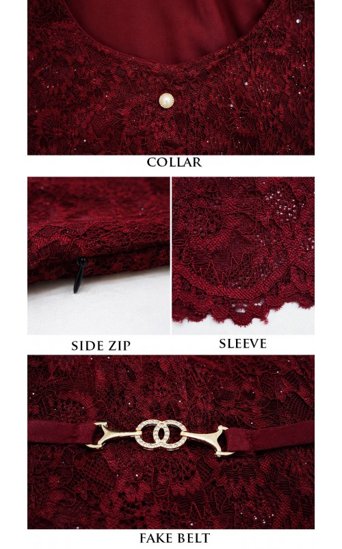4✮- PAFRY3486 - Knee Dress (Small Cutting)