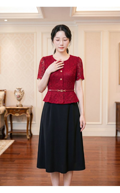 4✮- PAFRY3486 - Knee Dress (Small Cutting)
