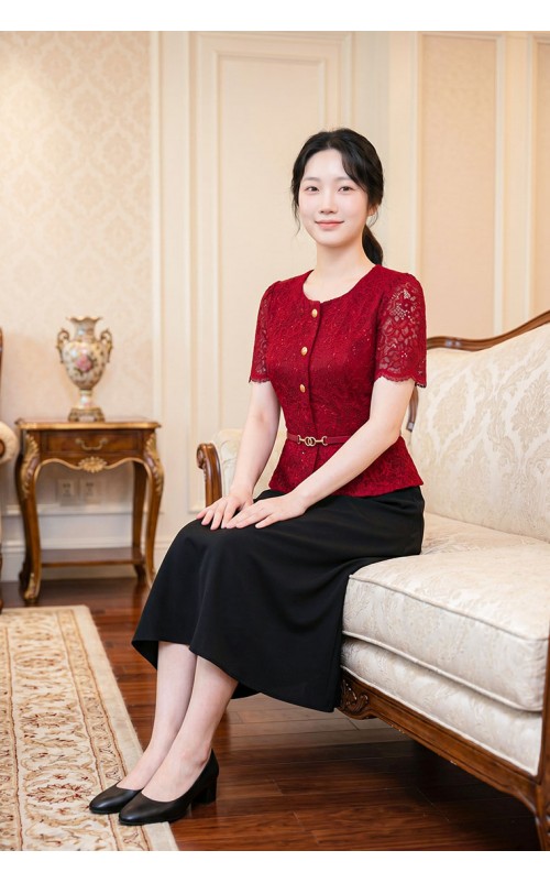 4✮- PAFRY3486 - Knee Dress (Small Cutting)