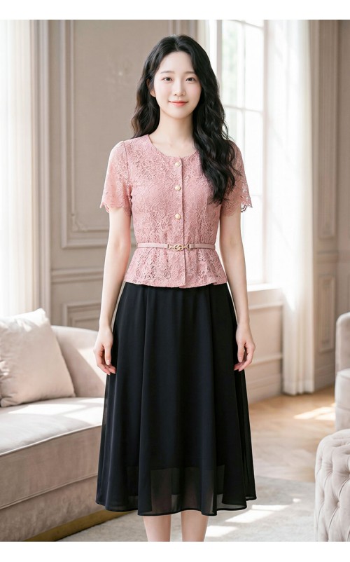 4✮- PAFRY3486 - Knee Dress (Small Cutting)