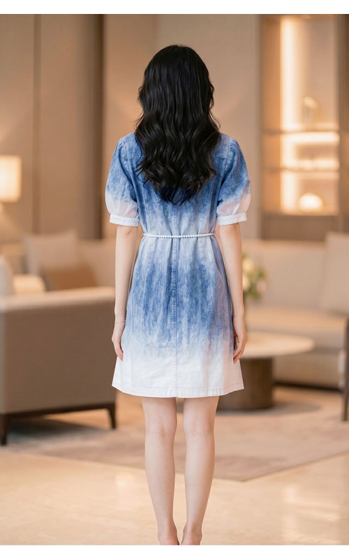 4✮- PAFRY3820 - Denim Dress