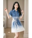 4✮- PAFRY3820 - Denim Dress