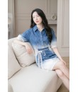4✮- PAFRY3820 - Denim Dress