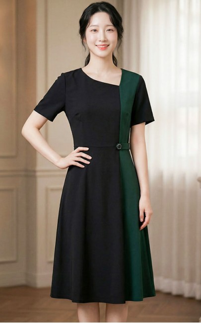 4✮- PAFRY792 - Knee Dress