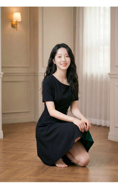 4✮- PAFRY792 - Knee Dress