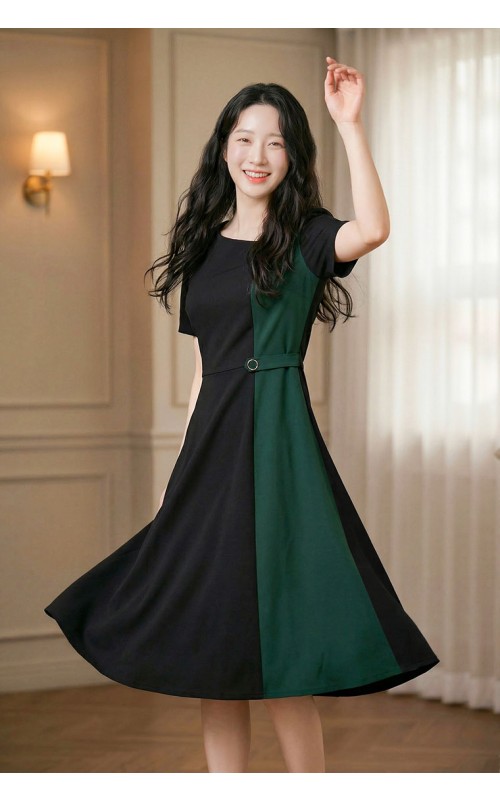 4✮- PAFRY792 - Knee Dress