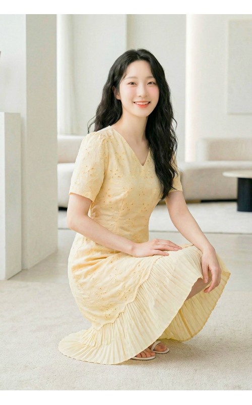 4✮- PAFRY855 - Knee Dress