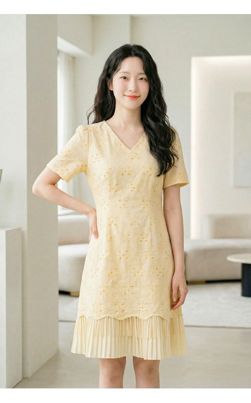 4✮- PAFRY855 - Knee Dress