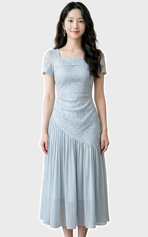 4✮- PBFRY3823 - Midi Dress