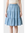 4✮- PBFRY3841 - Denim Knee Skirt