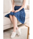 4✮- PBFRY3841 - Denim Knee Skirt