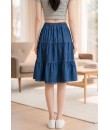 4✮- PBFRY3841 - Denim Knee Skirt