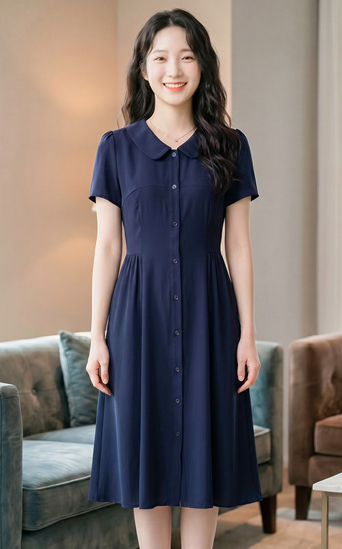 4✮- PBFRY3860 - Knee Dress