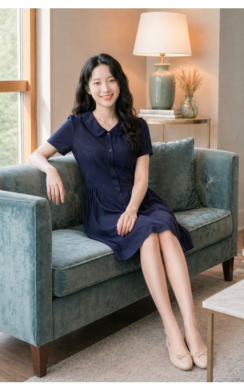 4✮- PBFRY3860 - Knee Dress