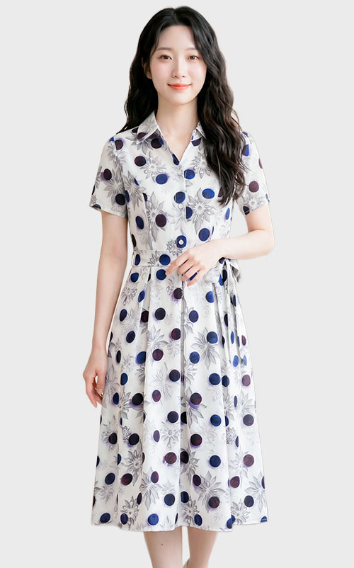 4✮- PBFRY3979 - Knee Dress