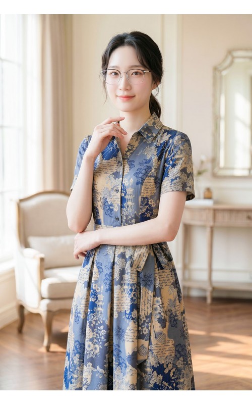 4✮- PBFRY3982 / RY3978 - Knee Dress
